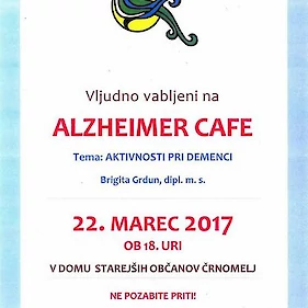 Alzheimer cafe v Črnomlju