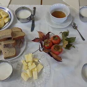 Slovenski zajtrk tudi na OŠ Milke Š.Nataše