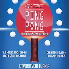 Ping pong: Odprtje nove sezone