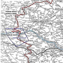 Pot, ki so jo iz Štajerske do Bele krajine jeseni leta 1944 prehodili zavezniški vojaki in njihovi osvoboditelji partizani. Arhiv/Društvo Vranov let