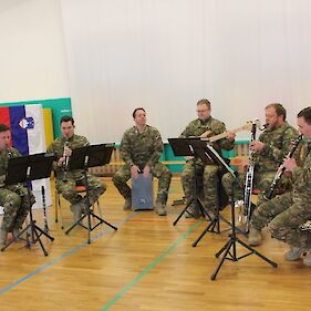 Obisk komorne pihalne skupine Orkestra Slovenske vojske