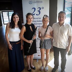 Uspeh mladih klarinetistk v Italiji