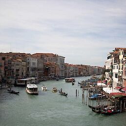 Canal Grande v Benetkah. Foto: Anže Rom, 4. aG