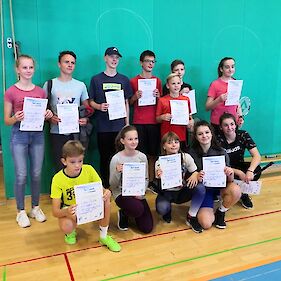 Naši učenci zelo uspešni na občinskem tekmovanju v badmintonu