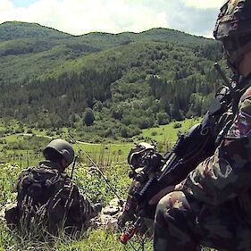 Slovenska vojska ima posebno taktiko bojevanja