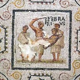 Primer iz Lupercalij v obliki mozaika