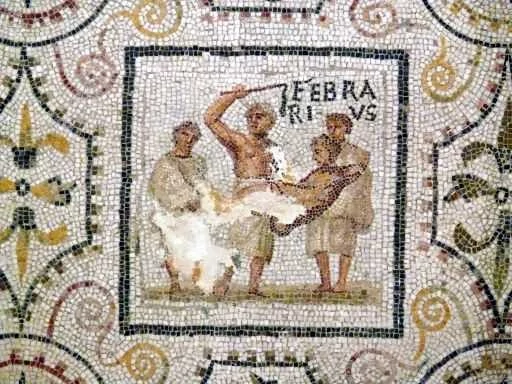 Primer iz Lupercalij v obliki mozaika