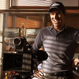 Joseph Kosinski med snemanjem filma Top Gun: Maverick