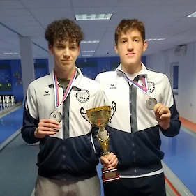 Luka Žafran in Luka Šimec v reprezentanci U18