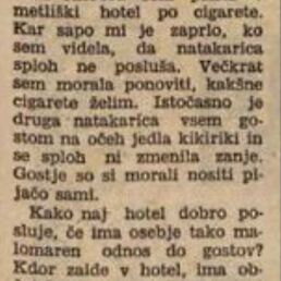 Eno od prvih Vikinih pisem bralcev, Dolenjski list, 1969.