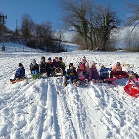 Zimski športni dan v Adlešičih