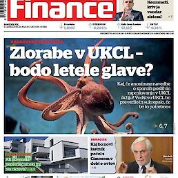 Današnja naslovnica Financ