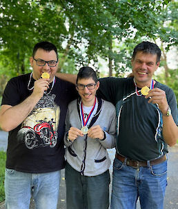 Tri medalje na igrah specialne olimpijade