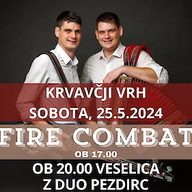 PGD Krvavčji Vrh - "Fire Combat" in veselica
