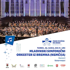 Pridi zvečer na grad: Mladinski simfonični orkester iz Bremna