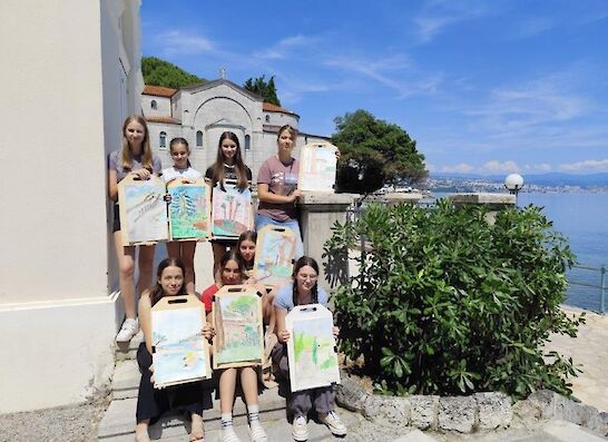 8. izletniška kolonija mladih likovnikov Dolenjske in Bele krajine v Opatiji